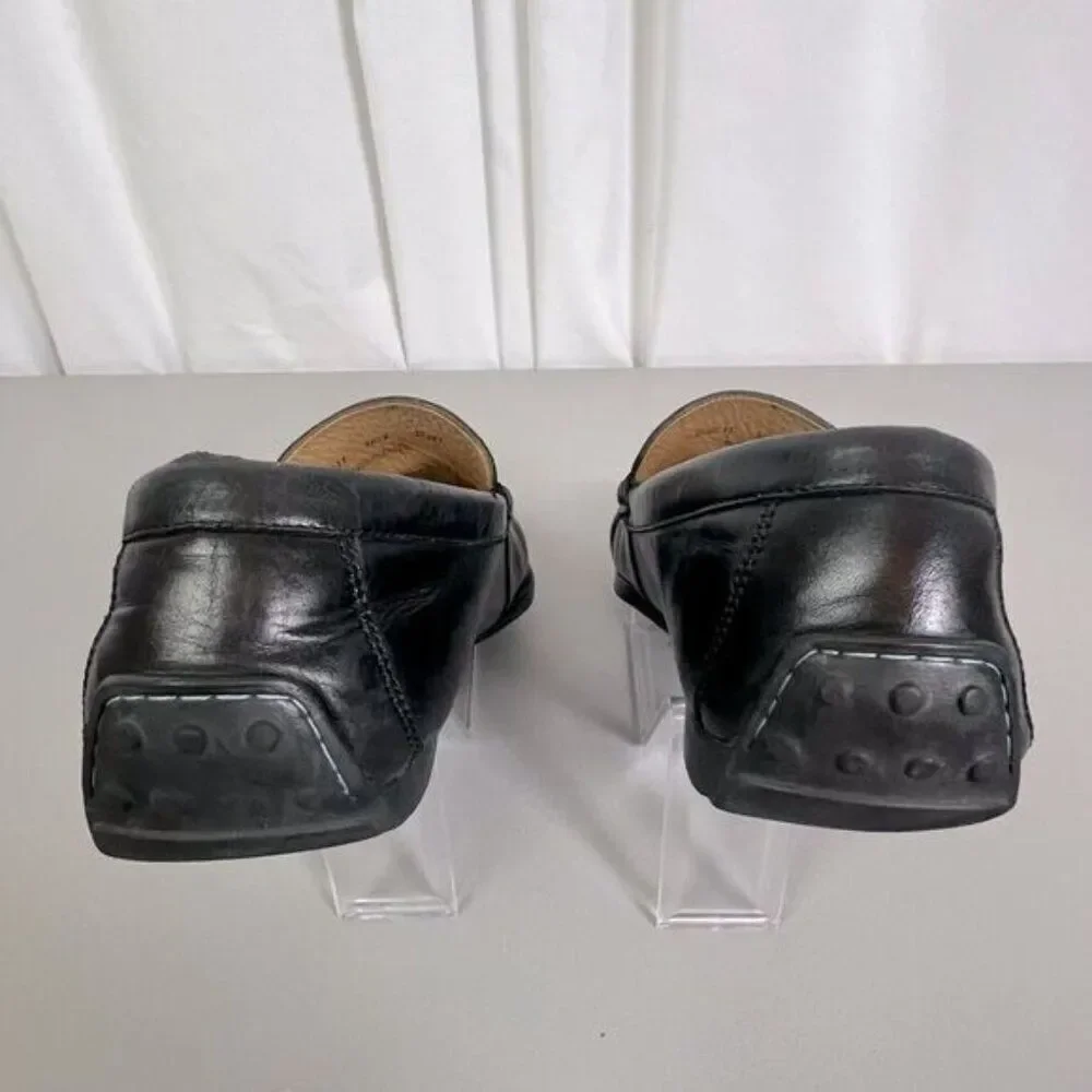 PETER MILLAR MENS BLACK DRIVING SHOES SIZE 10.5 M